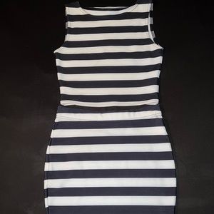 XS Stripey Wifey set by Blackmilk Clothing